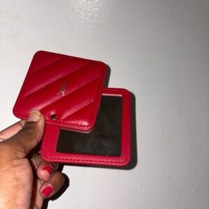 Yves Saint Laurent Vibrant Red Quilted Pouch